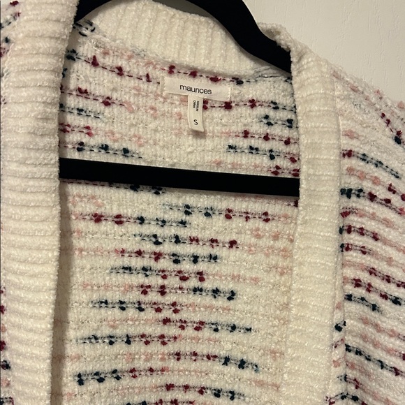 Maurices Cream and Multicolor Women's Cardigan - Picture 2 of 5